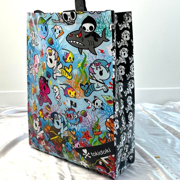 Tokidoki Showbags Mermicorno Sea Punks Reusable Tote Bag Mermaid Unicorn New - Picture 6 of 9